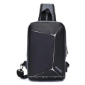 Wholesale Newest Polyester Men Chest Bag USB Single Shoulder Sling Bag